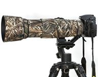 Rolanpro Lens Cover Camouflage Rain Cover for Nikon AF-S 200-500mm f/5.6E FL ED VR Camera Lens Protection Sleeve Guns Case-#9 Classical Grass Waterproof