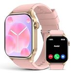 Smart Watches for Women Answer/Make Calls, 2.04'' AMOLED Display, Heart Rate Blood Oxygen Blood Pressure Monitor, 136+ Sports Modes Women Watch, IP68 Waterproof Fitness Trackers for Android iOS