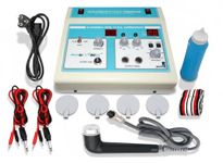PHYSIOTREX Electrotherapy Physiotherapy Machine | Ultrasonic Ultrasound Therapy with TENS Unit | Whole Body Massager for Pain Relief, Muscle Recovery & Rehabilitation – Portable Home & Clinic Use | With 1 Year Warranty - Random Color