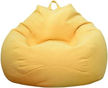 N/T Ghopy Housse de Pouf Poire (sans Remplissage!!!) Pouf de Salon, pour Grand Canapé Grande Fauteuil de Salon Chaise Longue pour Intérieur Extérieur Bleu pour Adulte Enfants L(90 * 80cm)