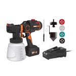 Worx Nitro WX020L 20V Cordless Paint Sprayer Power Share with Brushless Motor