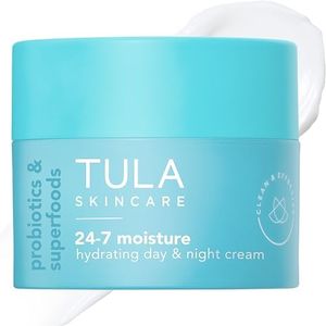 TULA Skin Care 24-7 Hydrating Day & Night Cream - Anti-Aging Moisturizer for Face, Contains Watermelon & Blueberry Extract, 1.5 oz.