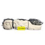 Supreme Volleyball Net Classic (4 Side Canvas) Heavy Duty (Pack of 1) Volleyball Net (Black, Beige)