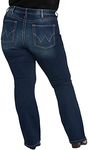 Wrangler Women's Q-Baby Mid Rise Boot Cut Ultimate Riding Jean, Nr Wash, 9-32, Dark Wash, 9-32