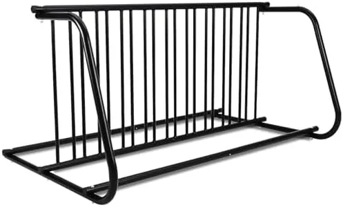 GarveeTech Commercial Floor Bike Rack Stand, Grid Bike Rack Ground, 10-Bike Capacity Dual Sided Bicycle Storage Stand Floor Parking Stand for Garages, Stores, Schools & Universities Power Coated Steel