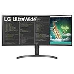 LG Electronics UltraWide Curved Monitor 35WN73AP-B, 35 inch, 1440p, 100Hz, 5ms, VA Display, HDR 10, AMD FreeSync, Energy Saving, HDMI, Displayport, USB C, Anti Glare