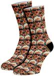 Hippowarehouse Personalised Socks Photo Any Image Here 1 Printed Pair funny 26.5cm 35cm 40cm Fathers Day Gift Birthday Mum