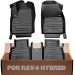 Mat Up! for Toyota RAV4 Hybrid 2019-25 Custom Fit Floor mats, All Weather, Full Coverage 1st & 2nd Row