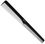 Kobe Professional Carbon Tapered Cutting Comb, Compact, Coarse Fine 2 Teeth sizes, Shatter-Proof, Anti-Static, Barbers, Salon Hairdresser Hair Care Tools For Men And Women, strong 18cm Long