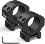 CVLIFE 1 Inch Scope Rings - Medium Profile Precision Rifle Scope Mount for 20mm Picatinny Rails - 2 Pieces