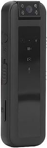 CCYLEZ Mini caméra corporelle, enregistreur vidéo 1080p avec Clip Lumineux LED, Rotation à 180°, Support de Stockage de 256 Go