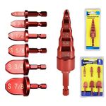 Sunkizzrs® 7-Pcs Flaring Tool – Ac Tools Hex Shank– Swaging Tool Expansion Manual Tube Expander Soft Copper – Repair Kit Air Conditioner & Refrigeration Flaring – 6+1 Copper Pipe