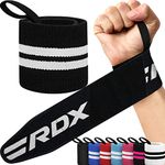 RDX Weight Lifting Wrist Wraps Support, IPL USPA Approved, Elasticated Pro 18” Cotton Straps, Thumb Loop, Powerlifting Bodybuilding Fitness Strength Gym Training WOD Workout, Gymnastics Calisthenics