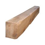 oakleys oak Genuine Solid Oak Beams for Fireplaces- Oak Floating Shelf for Home Decor- Rustic Shelves to Decorative Logs for Fireplace- Heavily Worked- Beam Size(90x15x10) Cm