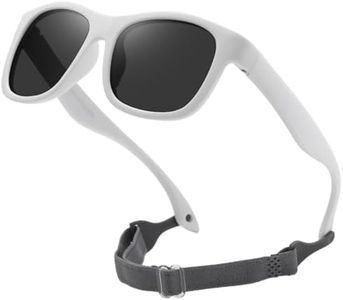 DUCO Polarized Baby Sunglasses with Strap UV400 Boys Girls 0-24 Months