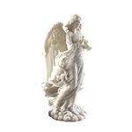 Design Toscano Trumpeting Cathedral Angel Bonded Marble Resin Statue