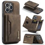 SZHAIYU Leather Wallet Phone Cases Compatible with iPhone 15 Pro Max Case with Card Holder Men 6.7'' 2 in 1 Detachable Back Cover (Coffee, IP 15 Pro Max)