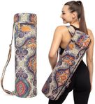 UDANA Yoga Mat Bag | Large Yoga Mat Bags for Women & Men | Fits Thick Yoga Mat & Yoga Accessories | Three Storage Pocket | Adjustable Yoga Bag Shoulder Strap (Celestial)