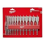 MILWAUKEE 13 PC Flat Boring Bit Set