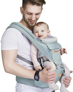 Baby Carrier, Timkos Baby Wrap Carrier 3-in-1 Baby Carrier with Hip Seat, Breathable Baby Sling Wrap Swaddle with Removable Anti-uv Cloth (for 0-36 Months Newborn)