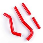 ZAP Performance Silicone Radiator Hose Pipe Kit Silicone Radiator Coolant Hose Kits Fit ForHON DA CRF150 CRF150R 2007-2016 Silicone Radiator Coolant Hose Kit (Red)