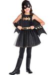 amscan (PKT) (9908401) Child Girls Batgirl Black Costume (8-10yr)