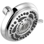 Delta 75784 Universal Shower Head, Chrome, 7 Settings, Modern Style, Round Shape