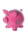 Kids or Adults Large Pink Pig Piggy Bank with Hearts Gift for Girls