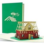 Congratulations card for house building, topping out ceremony, card, gift idea or gift for housewarming or moving, invitation, voucher to topping out, housewarming party, T22