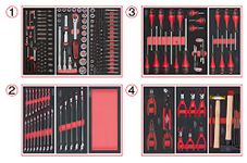 KS Tools 714.0241 Material-241 Tool 4 Drawers for Workshop Trolley