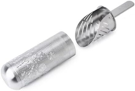 Tea Infuser Spoon For Loose Leaf Tea Filter Stainless Steel Popsicle Tea Stick Tea Spoon Diffuser Long-Handle Tea Filter Easy to Carry Tea Strainer Pipe Steeper(Silver)