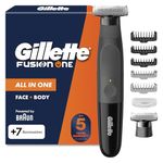 Gillette Fusion One Face and Body Electric Beard Trimmer Men with One Blade