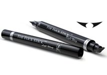 Eyeliner Stamp – Wingliner by Lovoir Black, waterproof, smudgeproof, winged long lasting liquid eye liner pen, Vamp style wings, 2 Pens In A Pack (10mm Classic, Midnight Black)