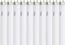 (Pack of 10) F17T8/735 24" 17-Watt Straight T8 Fluorescent Tube Light Bulb, 3...