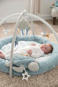 Mamas & Papas Baby Playmat – Blue, Soft Activity Mat
