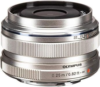 OM SYSTEM OLYMPUS M.Zuiko Digital 17mm F1.8 Silver For Micro Four Thirds System Camera, Compact Design, Beautiful Bokeh, Bright