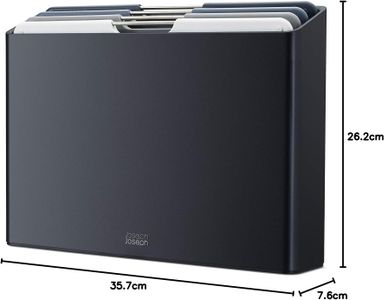 Joseph Joseph Large Folio Chopping Board Set – Graphite