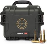 Nanuk 908 Waterproof Hard Case for Gun Ammo w/White Target Logo - Olive