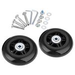 N/W Lovetao Luggage Suitcase Wheels Replacement Kit 68x24mm/2.68"x0.94" w/ABEC 608zz Inline Outdoor Skate Replacement Wheels, One Set of (2) Wheels (OD:68 W:24 ID:6 Axles:35&40)