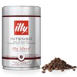 illy Intenso Bold Roast 100% Arabica Whole Coffee Beans, 8.8 oz / 250 g