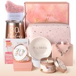 Anforsun 30th Birthday Gifts for Women, 30th Birthday Hampers for Her Happy 30th Birthday Pamper Gifts Basket for Wife, Mom, Sister, Friends, Coworker, 30th Birthday Gift Ideas (30th Birthday Gifts)