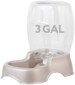 Petmate Pet Cafe Waterer Cat and Dog Water Dispenser 4 Sizes, 3 GAL, Pearl Tan