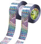 SAIJIAN Pack of 2 Bird Repellent Tape, Reflective, 80 m x 4.8 cm, Double-Sided Reflective Bird Tape, Deterrent, Bundling of Physical Bird Repellent for Protection, Garden, Balcony, Yards, Decoration