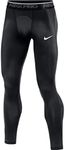 Nike Mens Pro Full Length Training Tight (Large, Black)