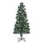 ASAB Artificial Christmas Tree With Metal Stand | Realistic Bushy Xmas Tree Branches | Freestanding Natural Look Christmas Tree | Easy Assembly | Christmas Home Decor (5ft Snow Tips)