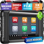 Autel MaxiCheck MX808S Bidirectional Scanner, 2025 11OS Newest of MaxiCOM MK808S/ MK808Z, Function as MX900 MK900 MK808Z-BT, 3000+ Active Test, 28+ Service, OE All System Scan Tool, FCA Autoauth