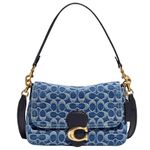 Coach Women's Soft Tabby, Indigo Midnight Navy Multi, Large