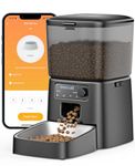 oneisall Automatic Cat Feeder, WiFi Cat Food Dispenser with App Control, Auto Cats Feeder Automatic for Dry Food, Smart Pet Food Dispenser with Portion Control for Small Pets Indoor