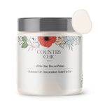 Country Chic Paint - Chalk Style All-in-One Paint for Furniture, Home Decor, Cabinets, Crafts, Eco-Friendly, Matte Paint - Crinoline [Off White] Pint 16oz/475ml