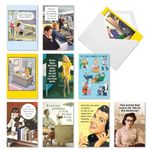 NobleWorks 10 Assorted Box Set Birthday Greeting Cards (Co-Worker) w/5 x 7 Inch Envelopes (10 Designs, 1 Each) Bday Work Party AC10620BDG-B1x10